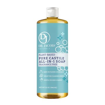 All-In-One Castile Soap, Fragrance Free
