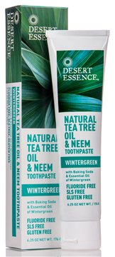 Tea Tree Neem Toothpaste, Wintergreen