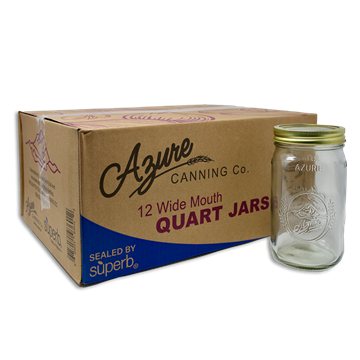 Canning Jars, Quart, Wide Mouth