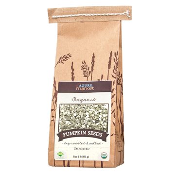 Pumpkin Seeds, Roasted and Salted, Organic