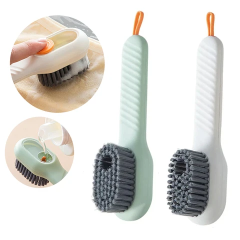 Long-Handle Shoe and Laundry Brush
