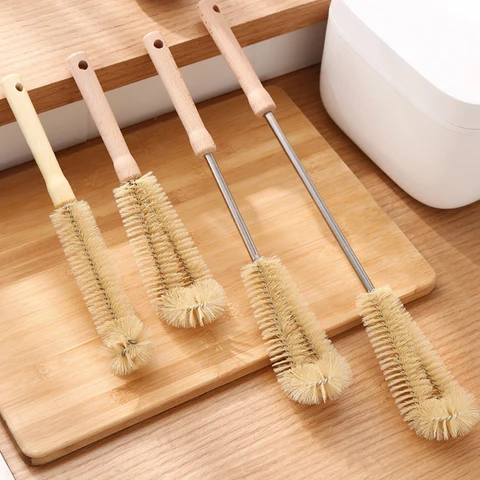 Wooden Handle Bottle Brush, 12 in
