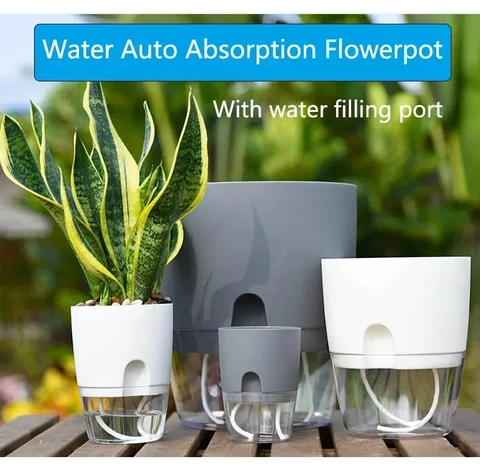 Self-Watering Plant Pot, Small