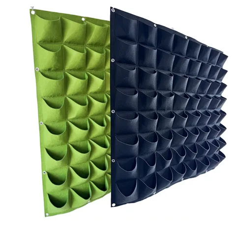 Felt Wall Pocket Planter, 2 pockets