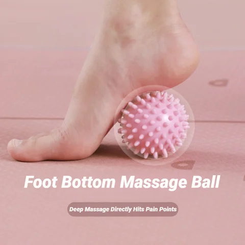 Spiky Massage Ball, 2.4 in, White