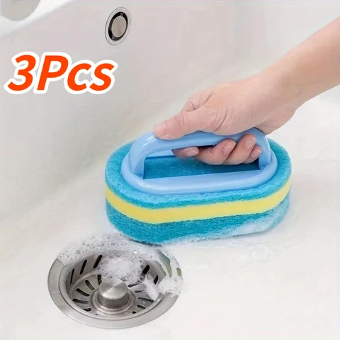 Sponge Tub Scrubber with Handle