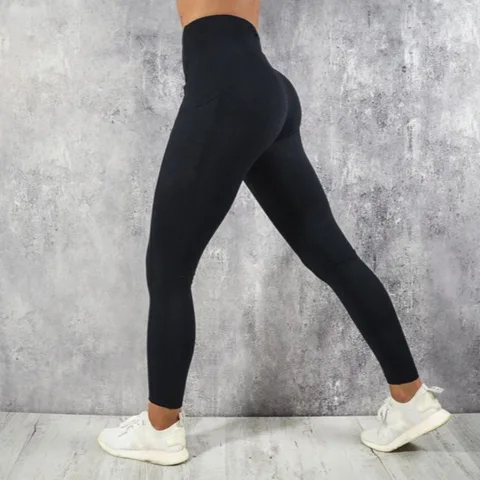 Women's High-Waist Yoga Leggings with Pockets