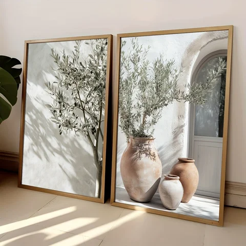Olive Tree Prints, set of 2, 12 x 16 in