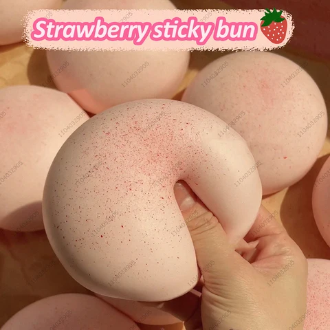 Strawberry Bread Bun Squishy