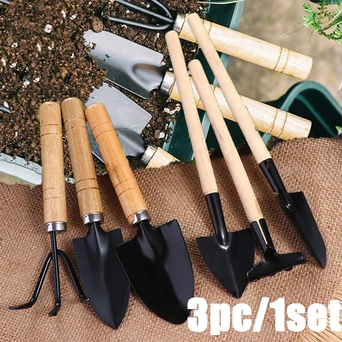 Mini Garden Hand Tool Set, 3 pieces