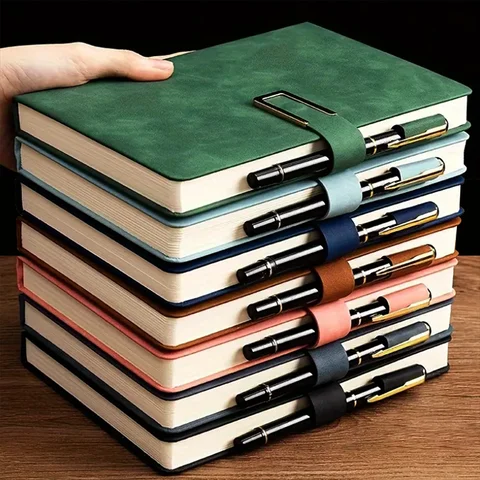 Vintage Leather-Look A5 Notebook