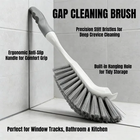 Stiff Bristle Scrub Brush Set