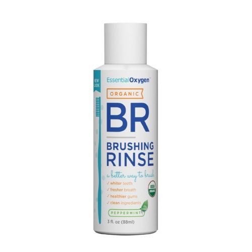 Essential Oxygen Brushing Rinse, Peppermint, Travel Size