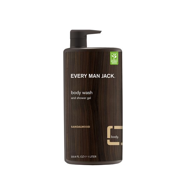 Every Man Jack Body Wash, Sandalwood, 33.8 oz