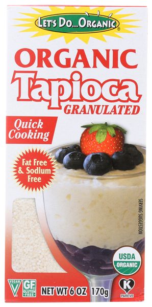 Let's Do Organic Granulated Tapioca, 6 oz, pack of 6
