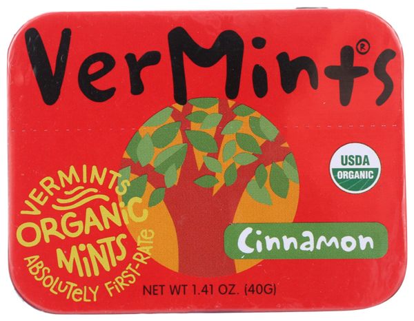 VerMints Organic Breath Mints, pack of 6
