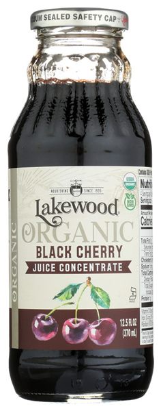 Lakewood Organic Black Cherry Juice Concentrate, 12.5 oz