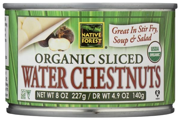 Native Forest Organic Sliced Water Chestnuts, 8 oz, pack of 6
