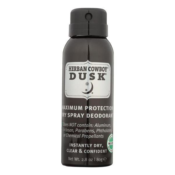 Herban Cowboy Dry Spray Deodorant, 2.8 oz