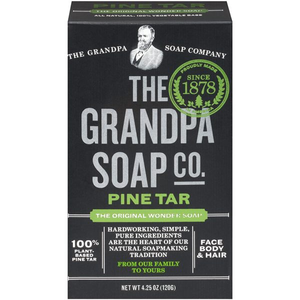 Grandpa Soap Co. Pine Tar Bar Soap, 4.25 oz