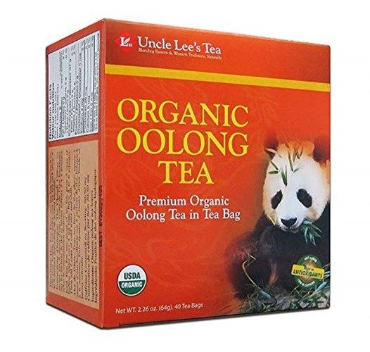 Uncle Lee's Organic Oolong Tea, 40 bags, pack of 6