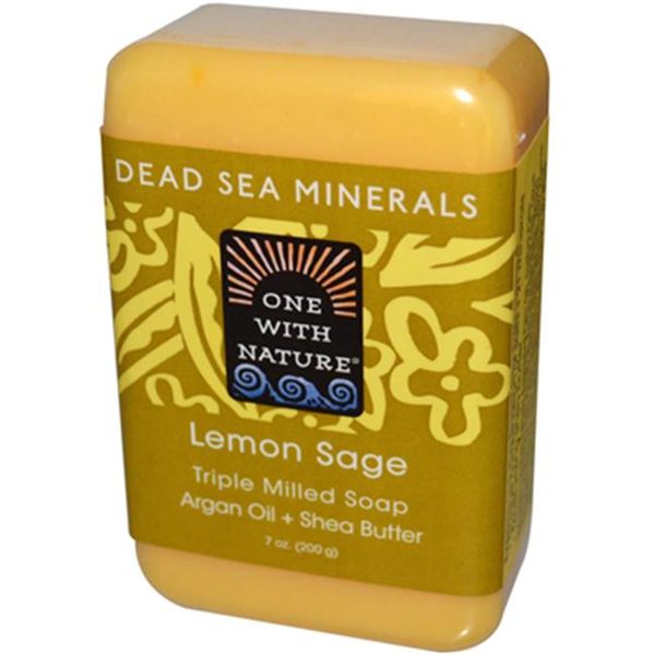 One With Nature Dead Sea Mineral Bar Soap, 7 oz