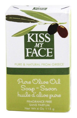 Kiss My Face Pure Olive Oil Bar Soap, 4 oz