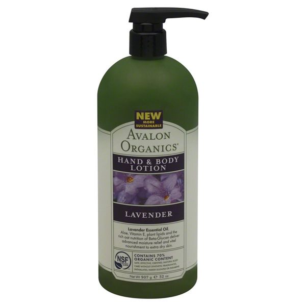 Avalon Organics Lavender Hand and Body Lotion, 32 oz