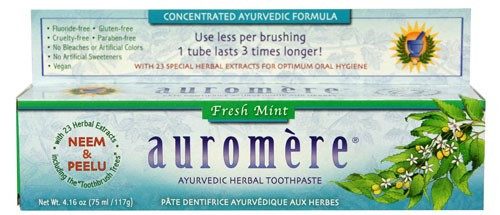 Auromere Ayurvedic Herbal Toothpaste, 4.16 oz