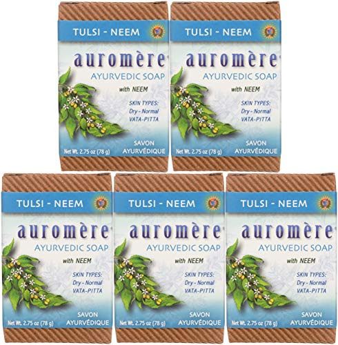 Auromere Tulsi Neem Bar Soap, 2.75 oz