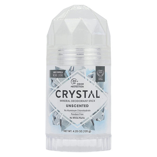 Crystal Mineral Deodorant Stick, Twist-Up, 4.25 oz
