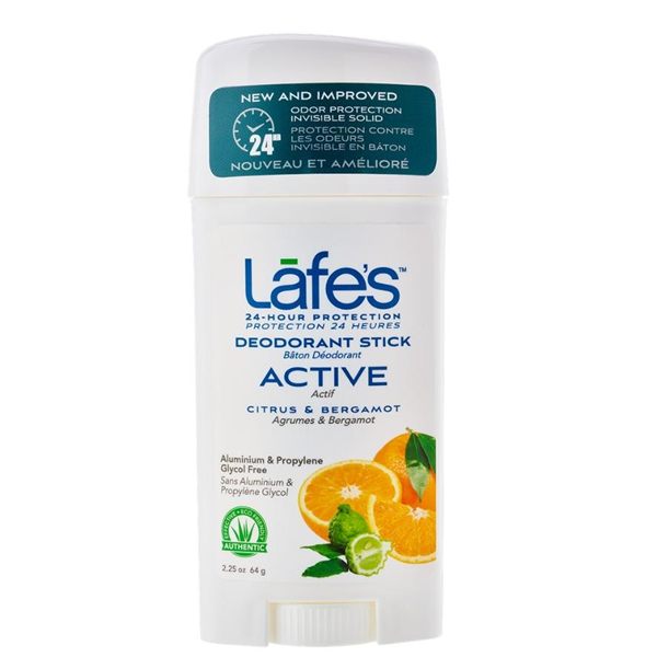 Lafe's Active Deodorant Twist Stick, 2.5 oz
