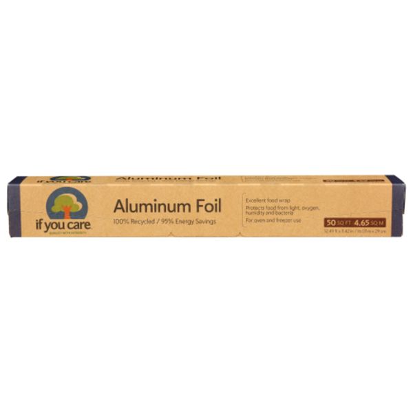 If You Care Recycled Aluminum Foil, 50 sq ft, case of 12