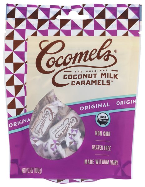 Cocomels Organic Coconut Milk Caramels, Original, pack of 6