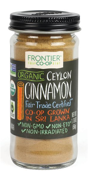 Frontier Co-op Organic Fair Trade Ceylon Cinnamon, 1.76 oz