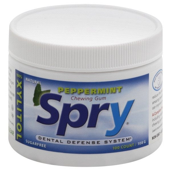 Spry Xylitol Gum, 100 count