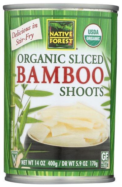 Native Forest Organic Sliced Bamboo Shoots, 14 oz, pack of 6