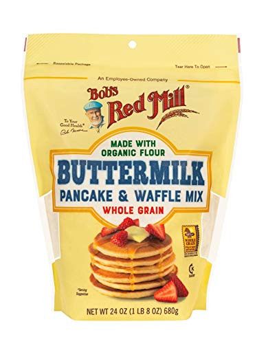 Bob's Red Mill Organic Pancake and Waffle Mix, 24 oz, pack of 4