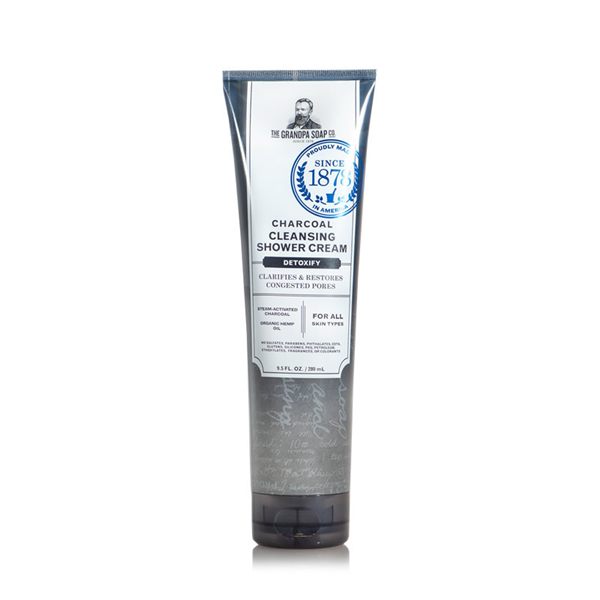 Grandpa Soap Co. Charcoal Shower Cream, 9.5 oz