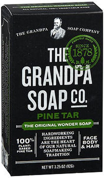 Grandpa Soap Co. Pine Tar Bar Soap, 3.25 oz