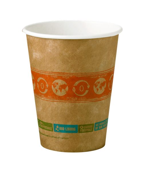 World Centric Compostable Hot Cups, 12 oz, 20 count, case of 12