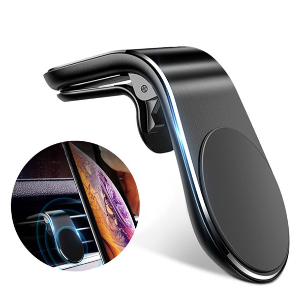 Magnetic Car Air Vent Phone Mount, Black
