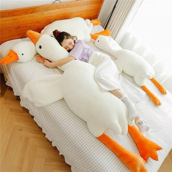 White Goose Plush, 20 in