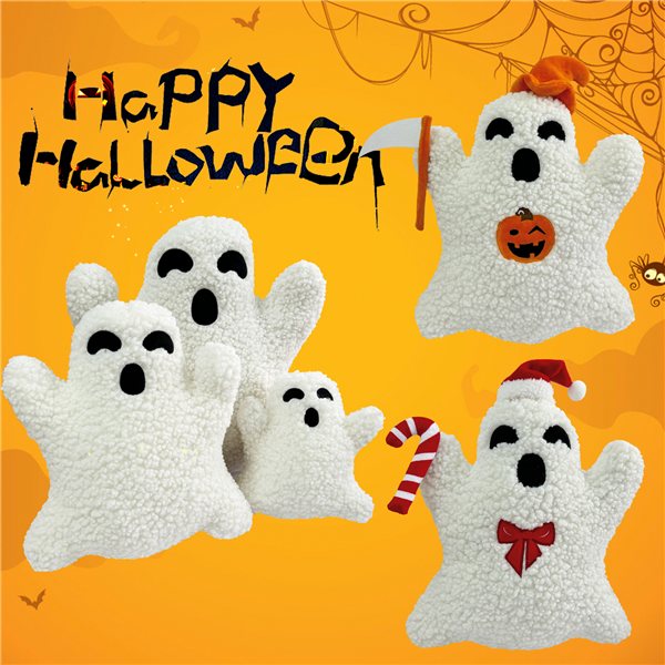 Ghost Plush Pillow, 8 in