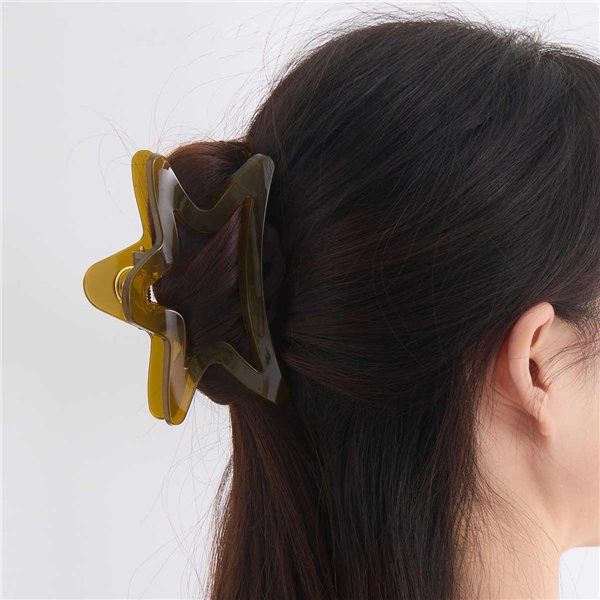 Star Claw Clip, Black