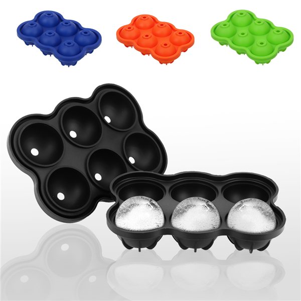 Silicone Sphere Ice Mold, 6 Balls