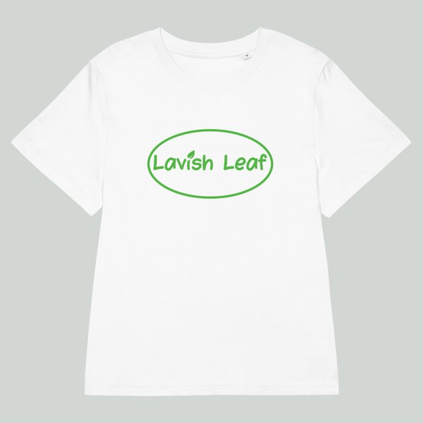 Women's Organic Cotton Tee: Lavish Leaf